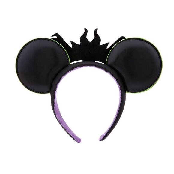 Disney Parks Sleeping Beauty Maleficent as Dragon Halloween Minnie Ears Headband - Picture 3 of 3